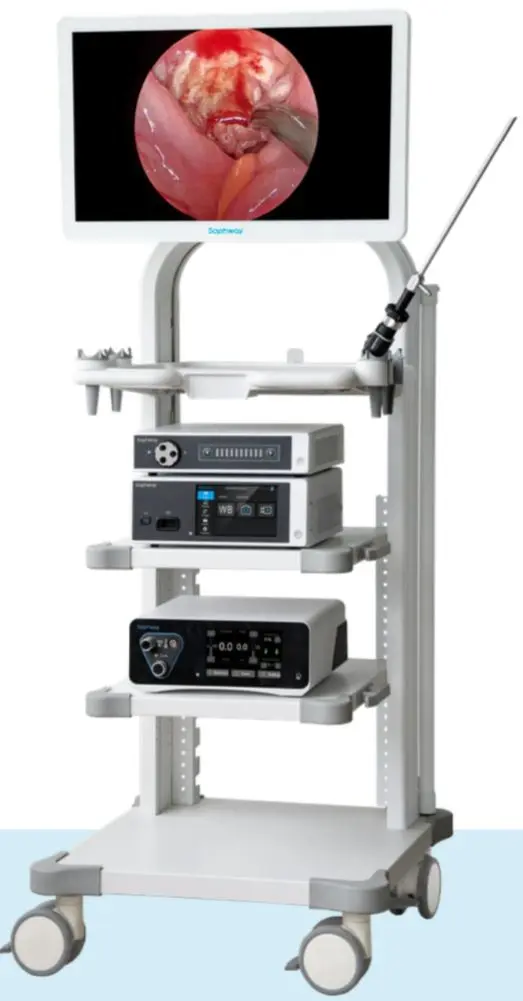 torre de vídeo cirurgia 